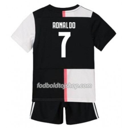 Juventus Cristiano Ronaldo 7 Børn Hjemme Fodboldsæt 2019-20 S/S (+ Korte bukser)
